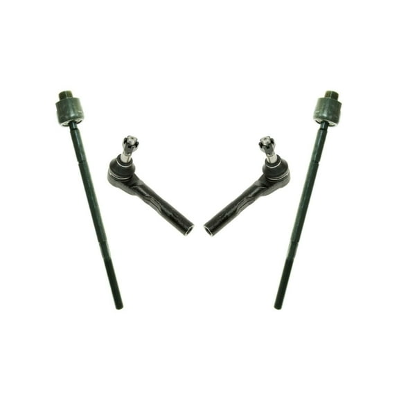 4 Pc Left Right Outer & Inner Tie Rod Ends Front Steering Kit Fits select: 2003-2005 CHEVROLET EXPRESS G2500, 2003-2014 CHEVROLET EXPRESS G1500