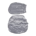 thumbnail image 1 of Funda para silla de computadora, funda para silla de oficina, 2 piezas, protector de muebles a prueba de aceite gris plateado, 1 of 9