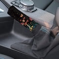 thumbnail image 3 of FORUDESIGNS Mushroom Butterfly Flower Print 2 Pcs Car Gear Shift Cover + Handbrake Protectors Decoration Universal Car Interior Accessories Set Fit for Vehicles SUVs Trucks, 3 of 5