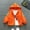 Orange, variant on Little Girls Boys Rain Jacket Lightweight Waterproof Solid Fall Raincoat Zipper Hooded Lined Windbreaker Orange 6 Years