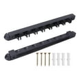 thumbnail image 1 of koolsoo Billiard Pool Cue Rack Wood Wall Mount for Billiards Clubs Game Room Players Black, 1 of 9
