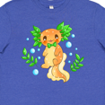 thumbnail image 4 of Inktastic Cute Orange and Green Axolotl Youth T-Shirt, 4 of 5