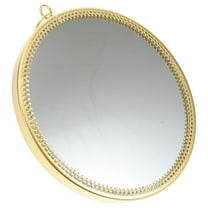 ORDDIART Wall Mirror Golden For Home Decor Living Room 1Pack 8.7X7.1X0.6In
