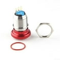 thumbnail image 2 of Arkzeo 22mm Metal Stainless steel latching Mushroom metal push stop button, 2 of 8
