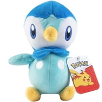 Pokemon 8" Piplup Plush - Diamond and Pearl Starter -Officially Licensed - Quality Soft Stuffed Animal Toy Figure - Gift for Kids, Girls, Boys - 2 