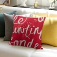 thumbnail image 3 of BANET Soft Soild Decorative Square Throw Pillow Covers Outdoor Patio Pillow Elegant Red Pillow for Sofa Bedroom Car White, 3 of 5