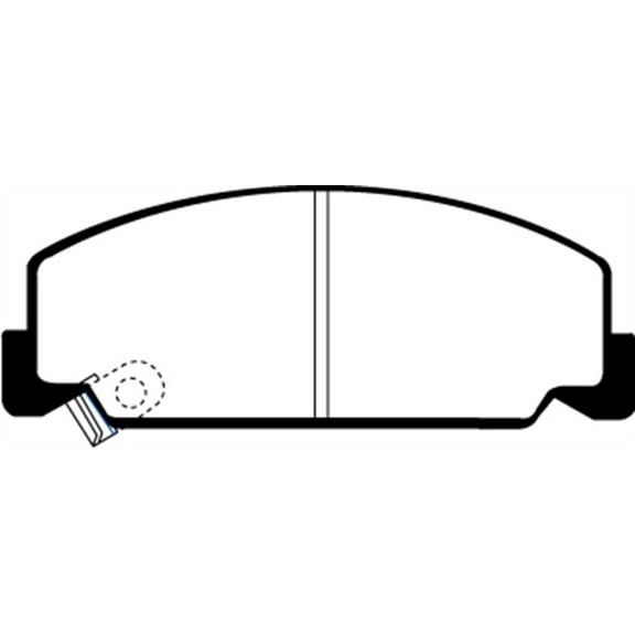 EBC 93-95 Honda Civic Coupe 1.5 DX Redstuff Front Brake Pads
