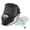 Black/Silver, variant on YesWelder Welding Helmet, True Color Auto Darkening welding mask with Side View