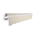 thumbnail image 3 of AWNTECH 10x8 Maui Right Motor Patio Retractable Awning Outdoor Canopy Sun Shade Without Aluminum Protective Hood, Linen, 3 of 3