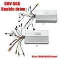 thumbnail image 1 of For JP 60V 50A DC Brushless Controller Dual Motor for Electric Scooter E Bike Brushless Controller, 1 of 7