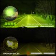 thumbnail image 2 of Lámpara de Faro OKEPOO H4 H7 H11 9005 9006 Z3 LED 24W*2 4000LM Verde luz antiniebla alta y baja 9-36V (2) Piezas 9006, 2 of 7