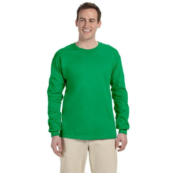 Fruit of the Loom Men's Crewneck Long Sleeve T-Shirt