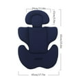 thumbnail image 2 of WXLCISI Car Seat Insert,Car Seat Insert for New Born,2 in 1 Baby Head Neck Body Support Pillow,Baby Stroller Cushion,Breathable Polyester Fiber Liner Mat,For Carseats Pushchair, 2 of 6