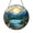 Acrylic 3.5 Inch, variant on Forest Lake Faux Stained Glass Window Hanging