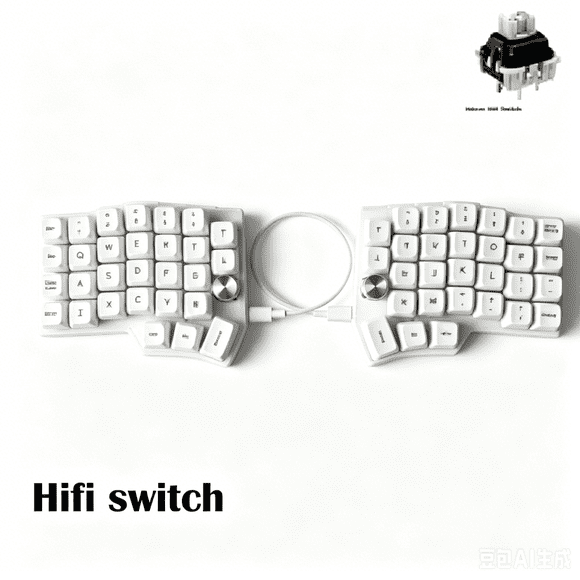 Diseño ergonómico de doble perilla en disposición 4×6, compatible con teclas mecánicas MX intercambiables, conexión por cable, iluminación RGB VIAL programable.