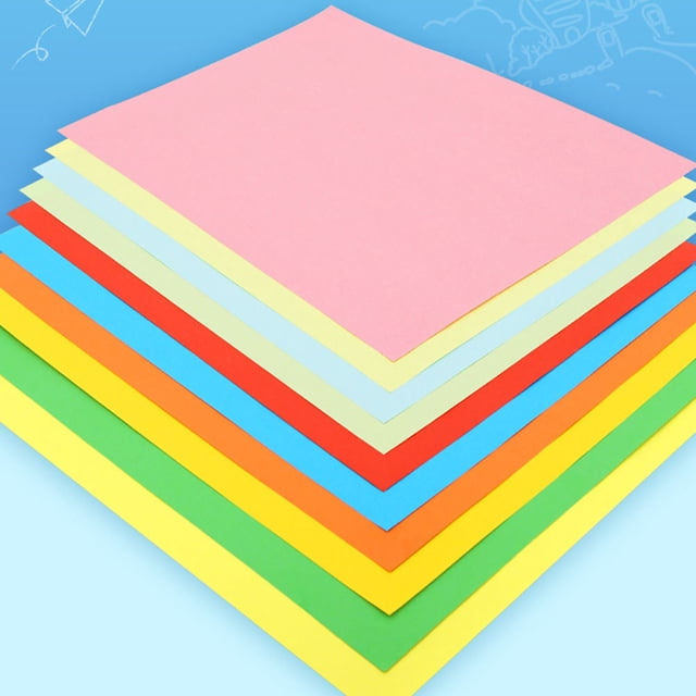 unbranded 2Pqt Papel De Color A4 Para Oficina Con Superficie Lisa Y Sin Defectos