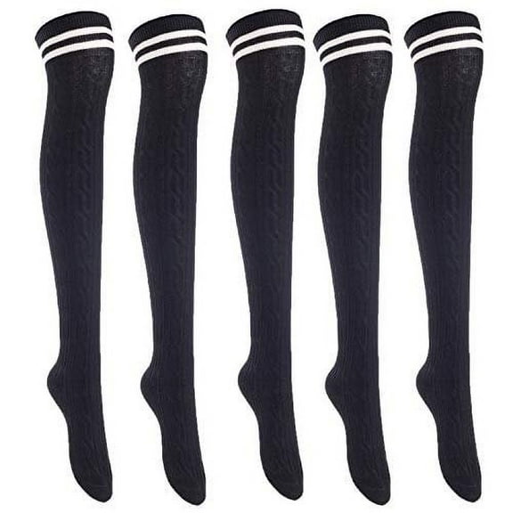 Lian LifeStyle Boy's 3 Pairs Extra Thick Wool Boot Socks Crew Plain LK01 (Grey) (0Y-2Y)