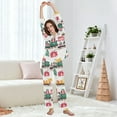 thumbnail image 5 of FORMRS Womens Pajama Set Long Sleeve Top and Pants with Pockets Soft Comfy Lounge Sleepwear, Sizes S-2XL, Christmas Train, 5 of 7