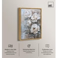 thumbnail image 2 of White Mirage I Canvas Print Floral Wall Decor by Art Remedy, Gold Frame, 30 x 45, 2 of 7