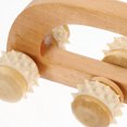 thumbnail image 2 of Rodillo de masaje de mano Práctico masajeador de rodillos Masajeador corporal de madera Rodillo manual de mano, 2 of 7