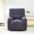 thumbnail image 1 of Nvzi Funda de sofá elástica de color sólido, funda de silla reclinable para sala de estar, fácil de instalar, lavable, protector de sofá (gris oscuro, 1 asiento), 1 of 4
