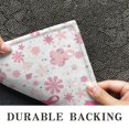 thumbnail image 6 of Pink Breast Cancer and Pioneer Flower Door Rugs,Washable Non Slip Door Mats Indoor,Decorative Door Mats,Entry Mat Indoor for Entrance,Bedroom,Kitchen,Bathroom,16"x24", 6 of 6