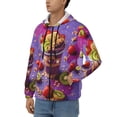thumbnail image 3 of Honeii Fruit Parfait Colorful Print Hoodies for Men, Pullover & Full Zip, Breathable Zip up Hoodie, Sweatshirt-Medium, 3 of 5