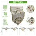 thumbnail image 5 of Happy Father's Day Table Runner Linen Burlap Table Runner 72 Inches Long Summer Botanical Leaves Birds Dresser Scarves for Kitchen Island Coffee Dining Room Party Wedding Holiday Decoration 18"x72", 5 of 8