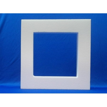 Styrofoam EPS Square Wreath Form 16"