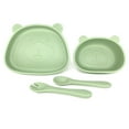 thumbnail image 1 of Kids Silicone Animal Suction Plate, Suction Baby Bowl & Baby Spoons for Toddlers, 1 of 5