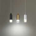 thumbnail image 2 of WAC Lighting Action 8" 1-Light LED 3000K Contemporary Aluminum Pendant in Black, 2 of 5