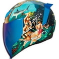 thumbnail image 2 of Icon Airflite Pleasuredome 4 Motorcycle Helmet Blue MD, 2 of 4
