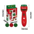 thumbnail image 3 of Darzheoy Christmas Flashlights for Kids, Cartoon Kids Projector Flashlight, 24 Patterns Handheld Flashlight Projector, Christmas Slide Torch Toy for Stocking Stuffer, 3 of 7