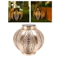 thumbnail image 1 of Outdoor Waterproof Solar Lantern, Actinomorphous Shadow LED Solar Lantern Hollow Out  For Backyard For Patio, 1 of 8