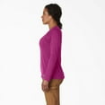 thumbnail image 3 of Dickies Women's Cooling Long Sleeve Pocket T-Shirt, Festival Fuchsia, XL, 3 of 5