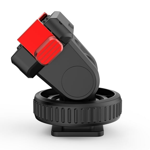 Magnetic Quick Release Base for DJI Osmo Action 5 Pro/4/3 - Cold Shoe Expansion Mount with 75° Tilt Adjustment & 1/4" Thread (Gimbal Accessory)