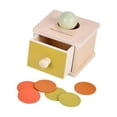 thumbnail image 2 of Caja de caída de bolas Caja de permanencia de objetos Habilidades motoras finas Juguetes Montessori San Valentín cajón único, 2 of 9