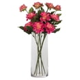thumbnail image 1 of Vickerman Vickerman 17" Fuchsia Dahlia Spray 6/Pk - FV190643, 1 of 2