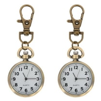 Masteelf  2 Pcs Pocket Watch Watches Fob Essentials Keychains Man Nurse