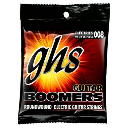 GHS GBUL Boomers Ultra Light Electric Guitar (Best Strings For 8 String Guitar)