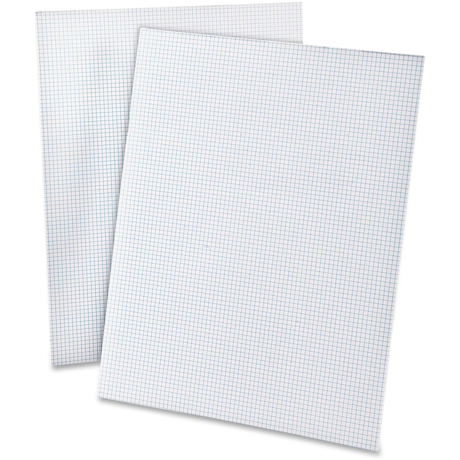 Quadrille Pads, Quadrille Rule (8 Sq/in), 50 White (heavyweight 20 Lb ...