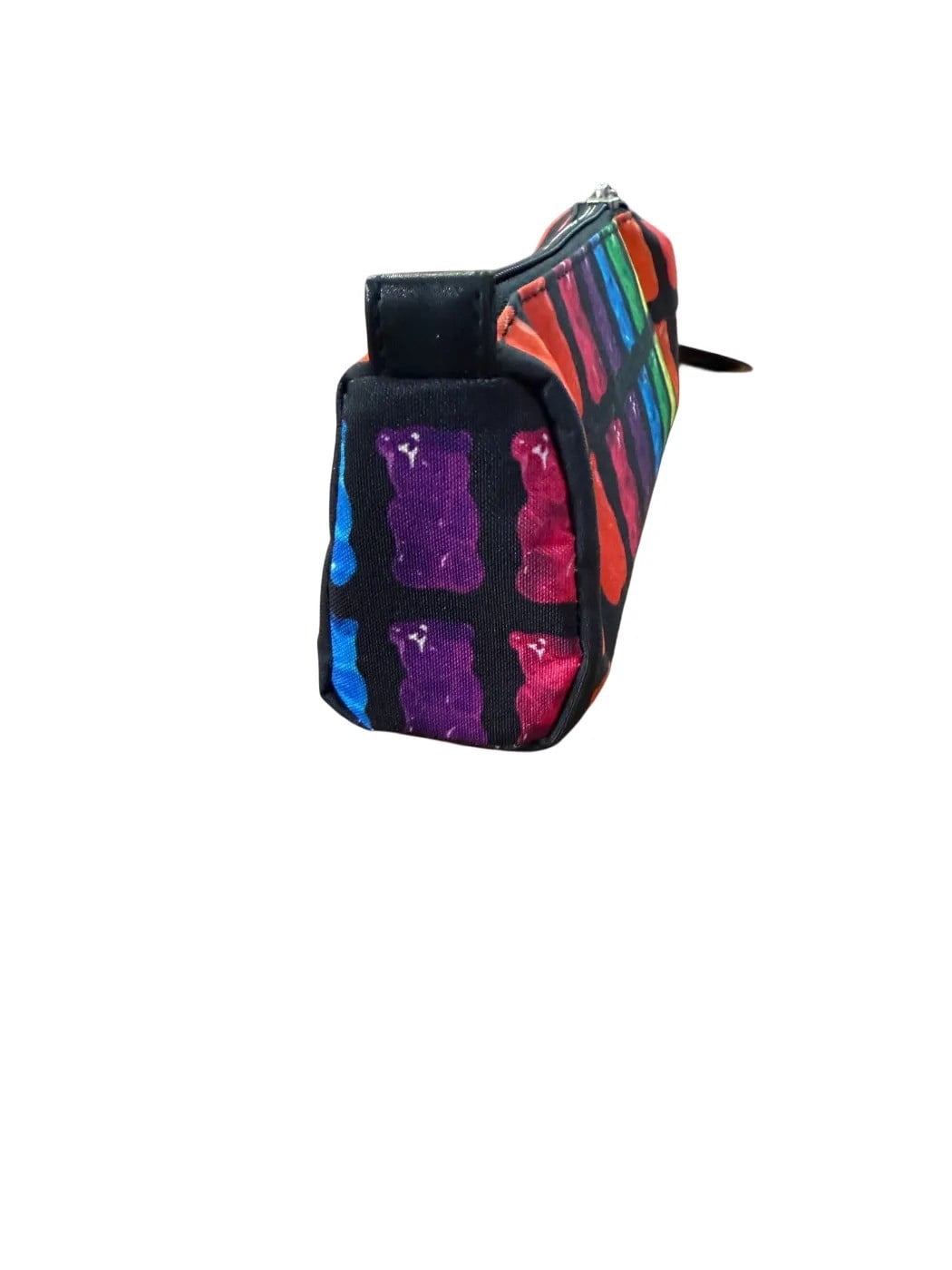 Top Trenz Scented Black Pencil Bag with Multicolored Gummie Bears (8")