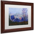 thumbnail image 2 of Trademark Fine Art "Mystic Town" Canvas Art by Manor Shadian White Matte, Wood Frame, 2 of 4