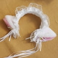 thumbnail image 3 of Conjunto de Cosplay de sirvienta de , diadema con , s de gargantilla, disfraz de Halloween Zulema Gato blanco Cosplay Set Collar Orejas diadema Puños Set, 3 of 8