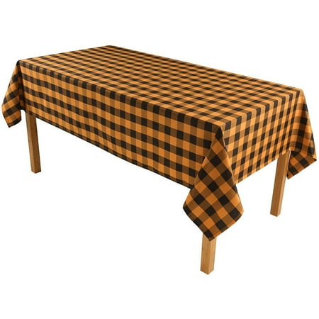 

Yipa Checkered Linens Rectangle Table Cloth Picnic Table Cover Christmas Thanksgiving Tablecloth 27.56 x 27.56