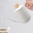 thumbnail image 4 of TIMIFIS Coffee Mug Stainless Steel Hand Coffee Pot Home Use Drip Coffee Pot Long Spout Kettle Thermal Insulation Handle Kitchen Gadgets, 4 of 6