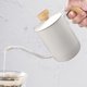 thumbnail image 4 of Campana Para Cocina Stainless Steel Hand Coffee Pot Home Use Drip Coffee Pot Long Spout Kettle Thermal Insulation Handle, 4 of 6