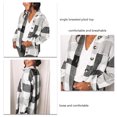 thumbnail image 2 of Top A Cuadros Con Botones, Cómodas Camisas A Cuadros Transpirables Sueltas Y Cómodas Para El Trabajo ANGGREK No, 2 of 7