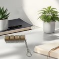 thumbnail image 1 of Stress Relieving Novelty Mechanical Keyboard Keychain Toy with Illuminating Light Up Function for and Relaxation, 1 of 2