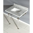 thumbnail image 4 of Kingston Brass KVPB3030MASQ7 Templeton 30" Rectangular Marble Wall Mounted Bathroom, 4 of 7